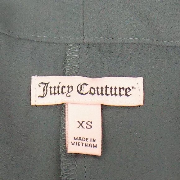 Juicy Couture Long Sleeve Criss Cross Back Open Shoulder Blouse Size XS - Picture 7 of 8